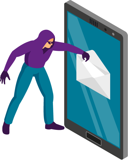 Email impersonation and anti-spoofing illustration